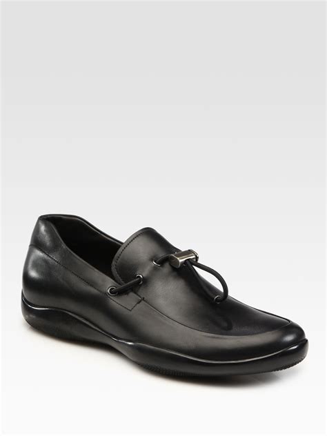 prada loafer erkek|prada leather loafers.